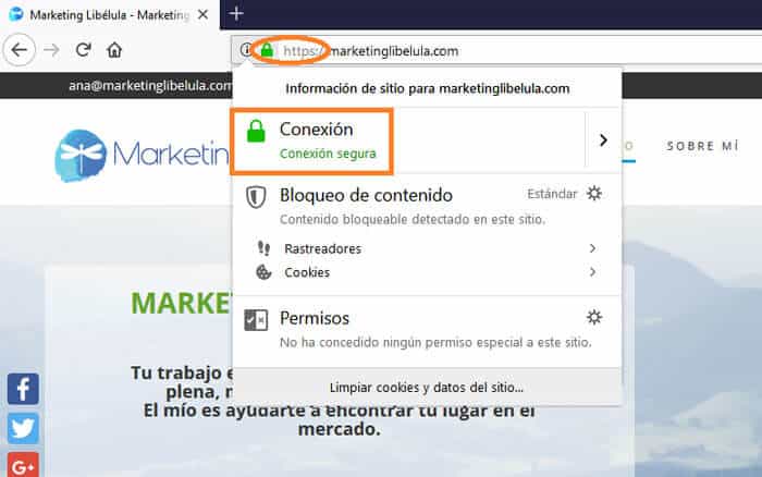 Certificado de seguridad Web