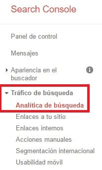 Keywords en Search Console