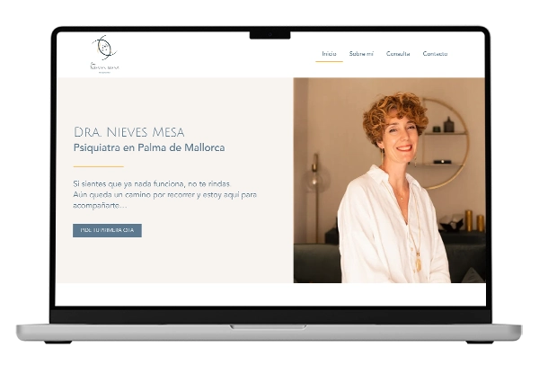 diseño web nieves mesa