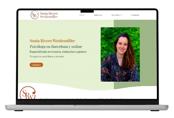 diseño web y branding para sonia rivero